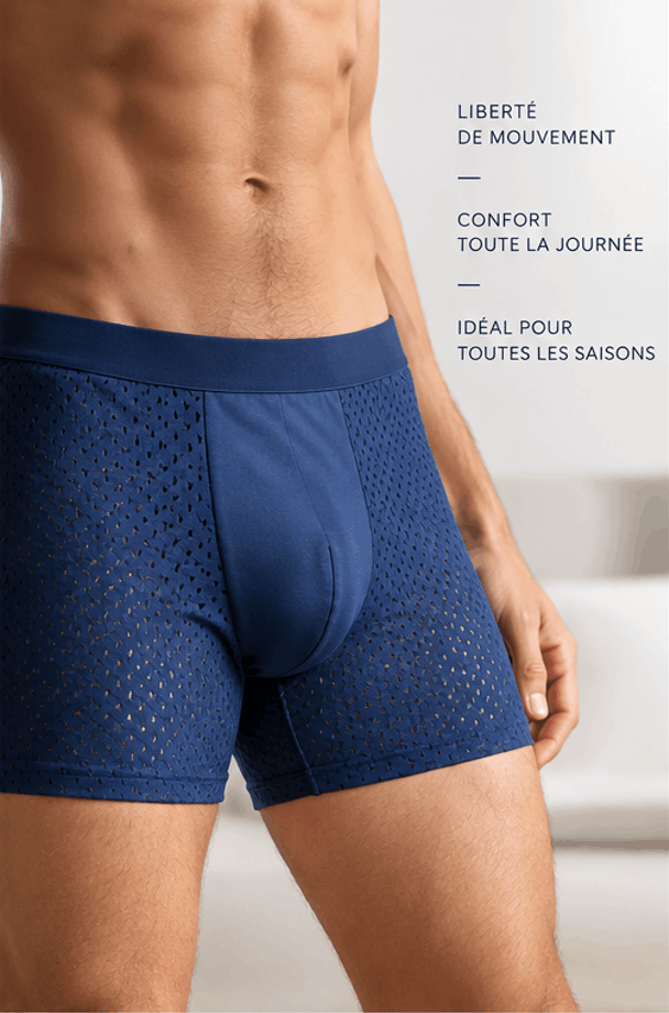 Pack de 5 Boxers Homme en Bambou Respirants – Confort &amp; Douceur au Quotidien