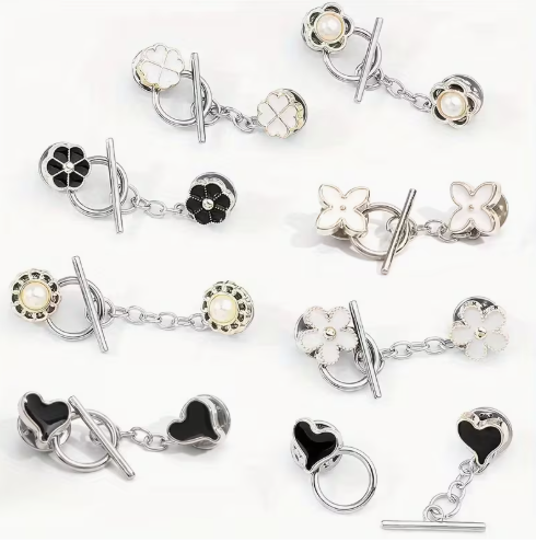 Broches  OT Détachables Sans Couture – Lot de 6 Paires
