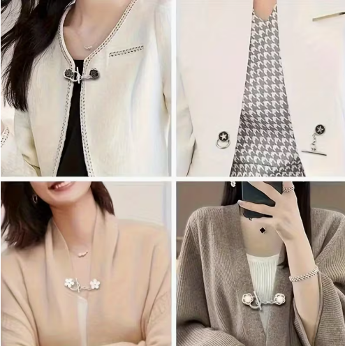 Broches  OT Détachables Sans Couture – Lot de 6 Paires
