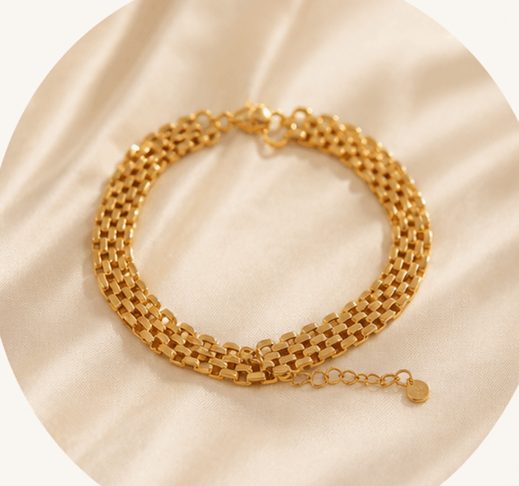 Bracelet Doré Élégant – Design Raffiné & Intemporel