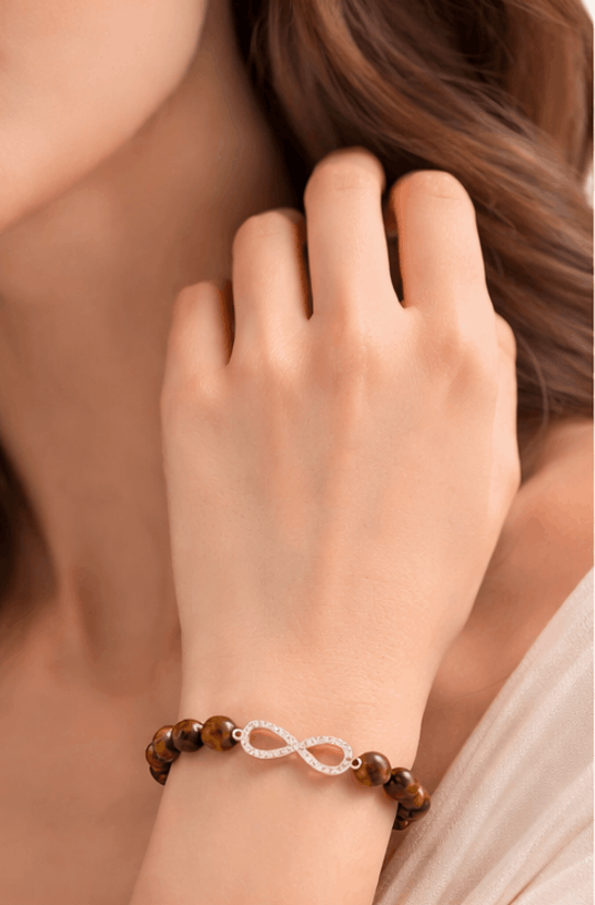 Bracelet en Pierres Naturelles – Style Élégant