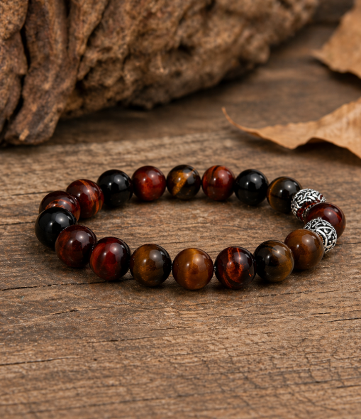 Bracelet Œil de Tigre Luxe 10mm – Force & Charisme