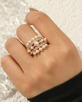 Bague pouce grosses perles
