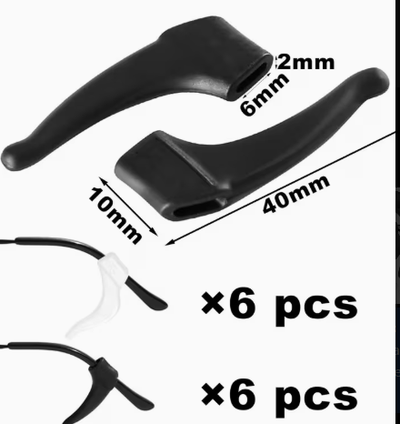 Lot de 10 Supports Antidérapants pour Lunettes – Confort & Maintien