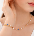✨ Bracelet & Collier Double Chaîne – Élégance Intemporelle