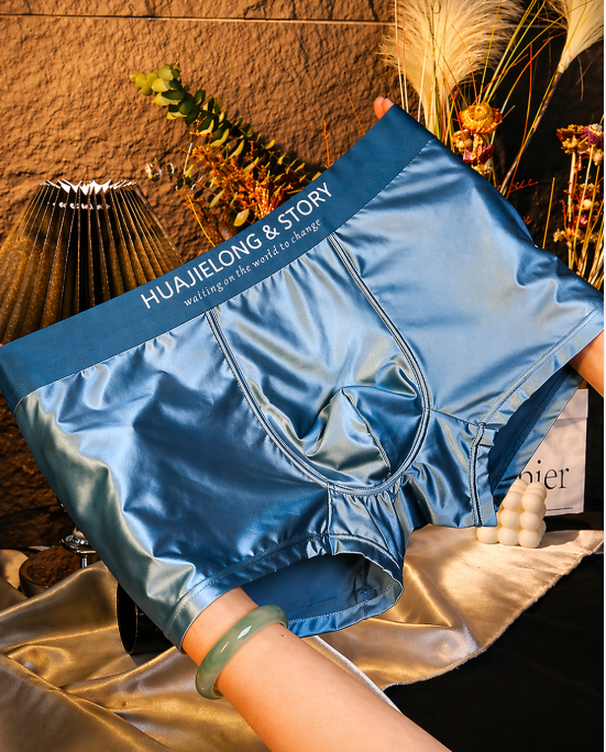 Pack 5 Boxers Homme – Toucher Glacial & Style Brillant