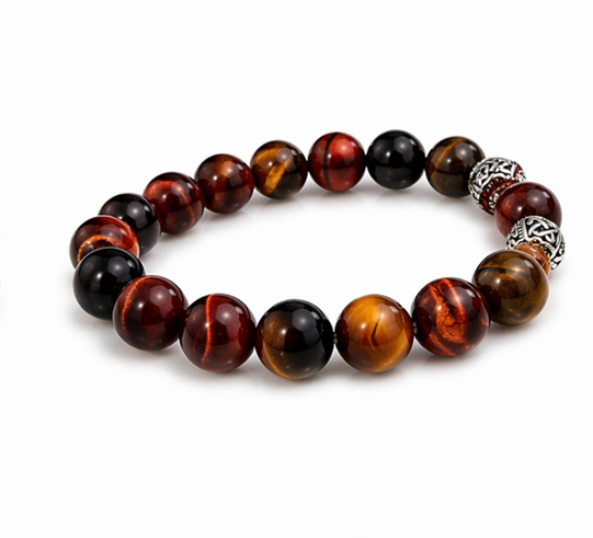 Bracelet Œil de Tigre Luxe 10mm – Force & Charisme