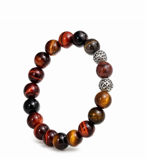 Bracelet Œil de Tigre Luxe 10mm – Force & Charisme