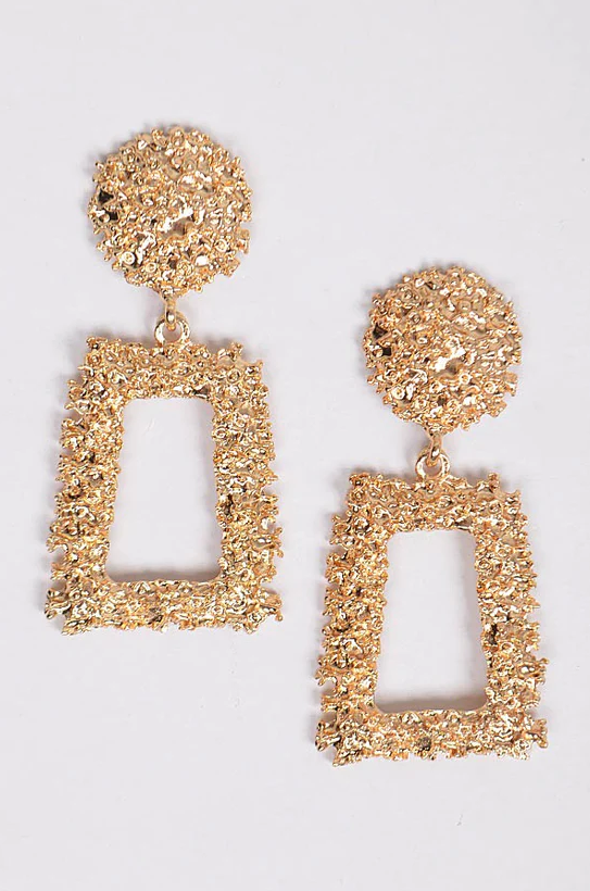 Boucles d’Oreilles Géométriques Longues – Style Tendance