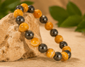 Bracelet Titan – Perles 10mm Contrastées