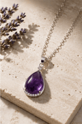 Collier Améthyste Naturelle – Élégance & Énergie Positive