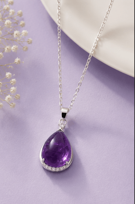 Collier Améthyste Naturelle – Élégance & Énergie Positive