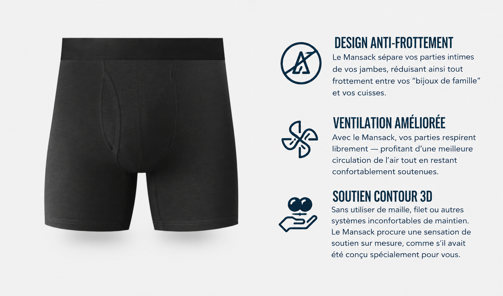 Boxer Long Premium en Modal™PACK DE 4+1 GRATUIT