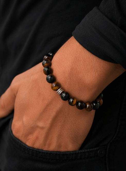 Bracelet Œil de Tigre Luxe 10mm – Force & Charisme