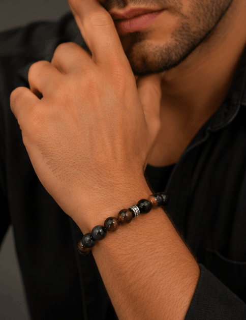 Bracelet Œil de Tigre Luxe 10mm – Force & Charisme