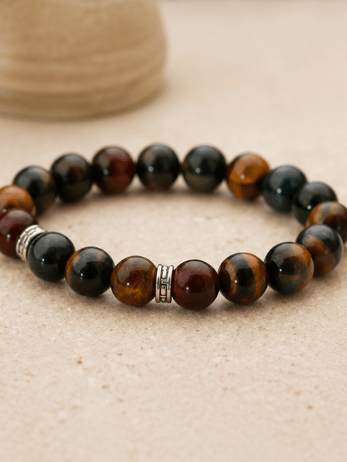 Bracelet Œil de Tigre Luxe 10mm – Force & Charisme