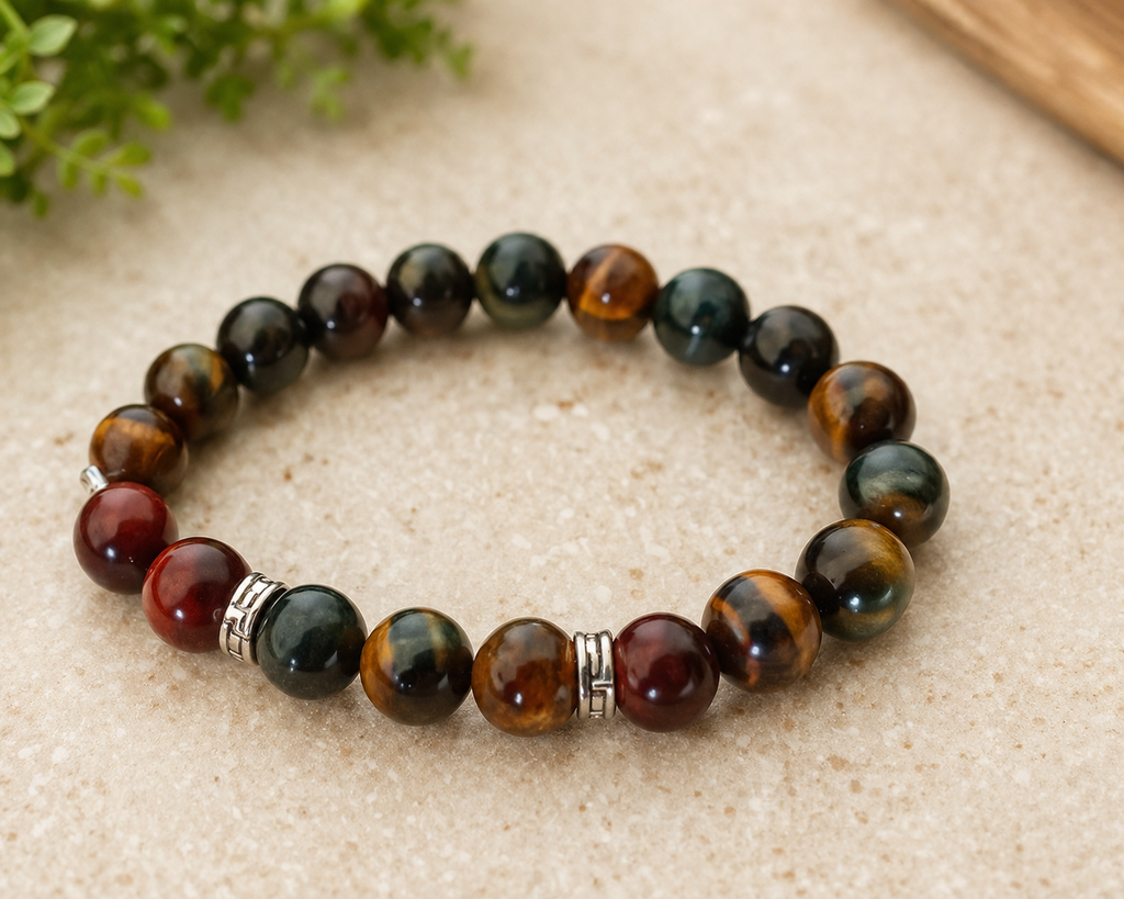Bracelet Œil de Tigre Luxe 10mm – Force & Charisme