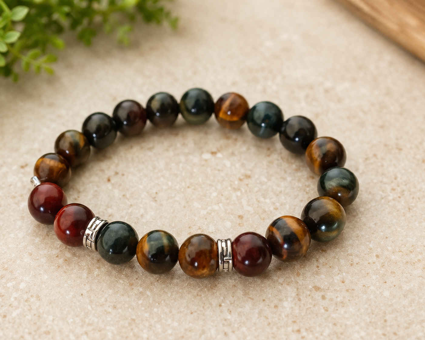 Bracelet Œil de Tigre Luxe 10mm – Force & Charisme